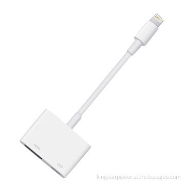 Lightning 8-Pin to HDMI HDTV AV Adapter Cable for iPad 4 Mini, iPhone 5, iPod Nano 7, Touch 5